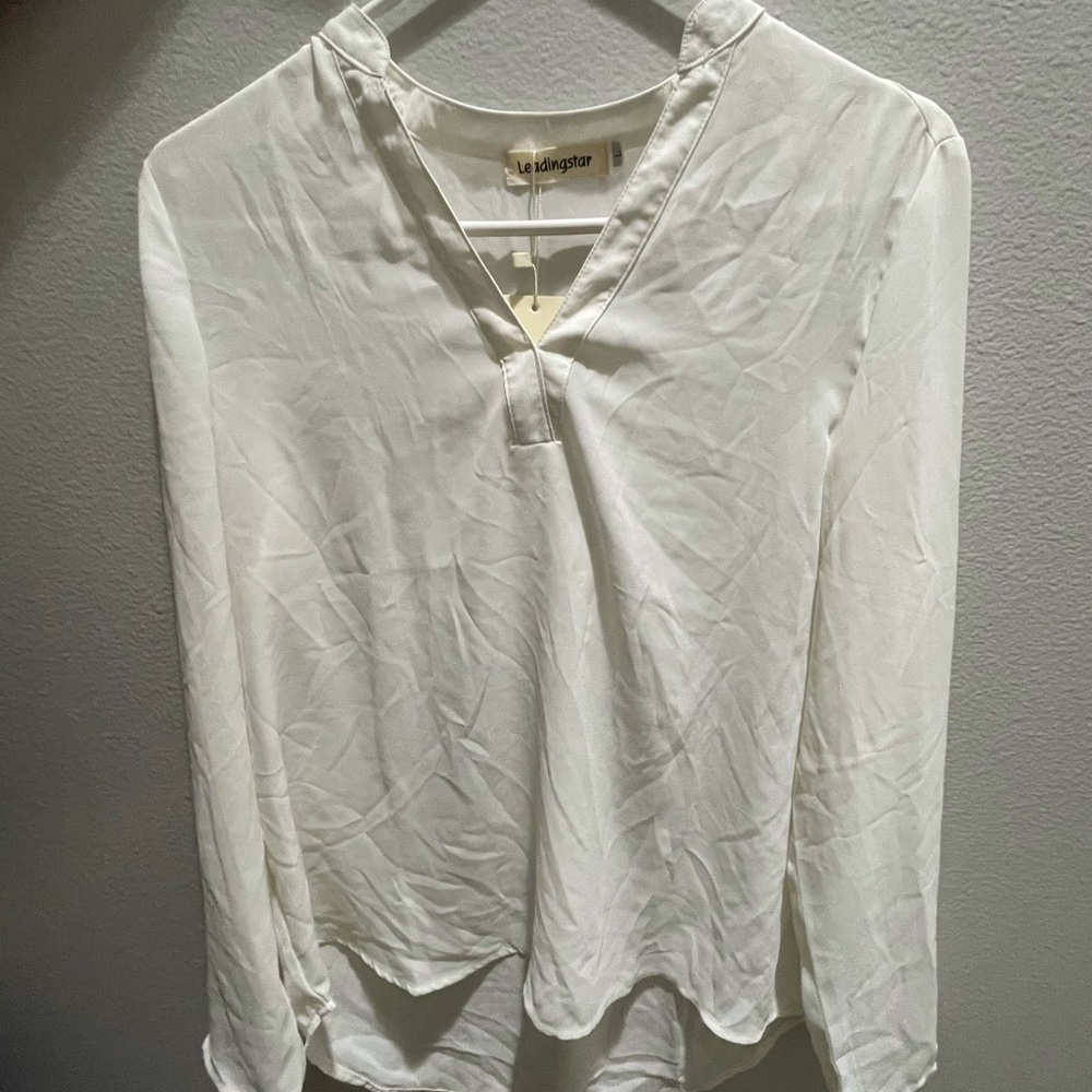 White button blouse